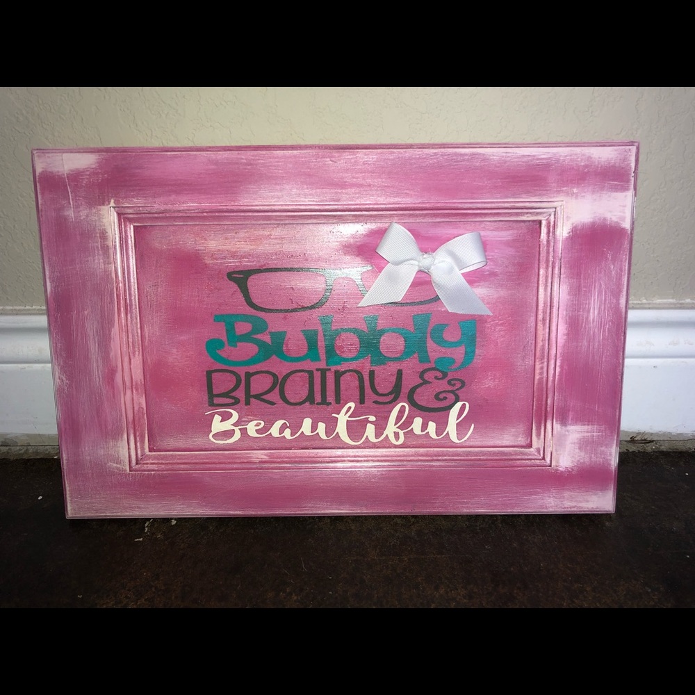 Homemade decor signs